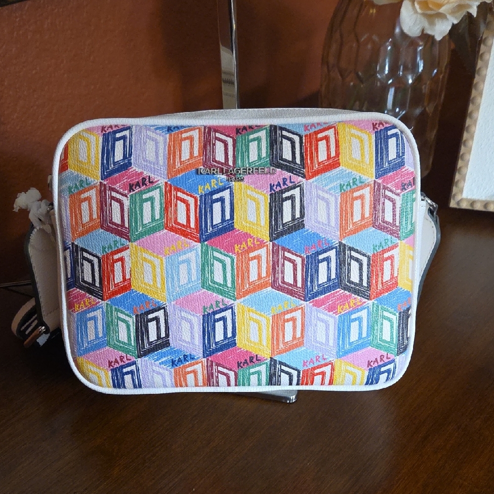Karl Lagerfeld Multicolor Camera Bag NWT